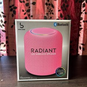 Radiant Pink LED Wireless Speaker